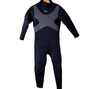 Hevto‎ Kids Youth Full Wetsuit Black/Grey Size 8